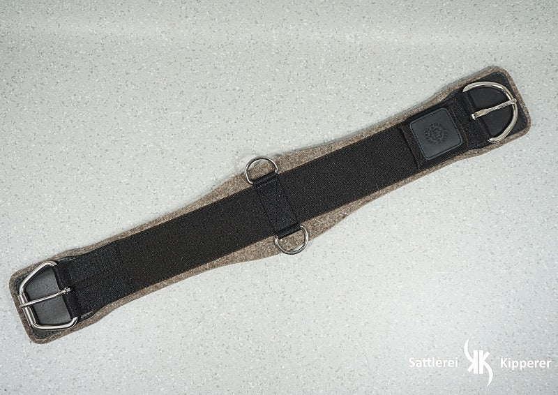 Sattelgurt, western aus Wollfilz, Black