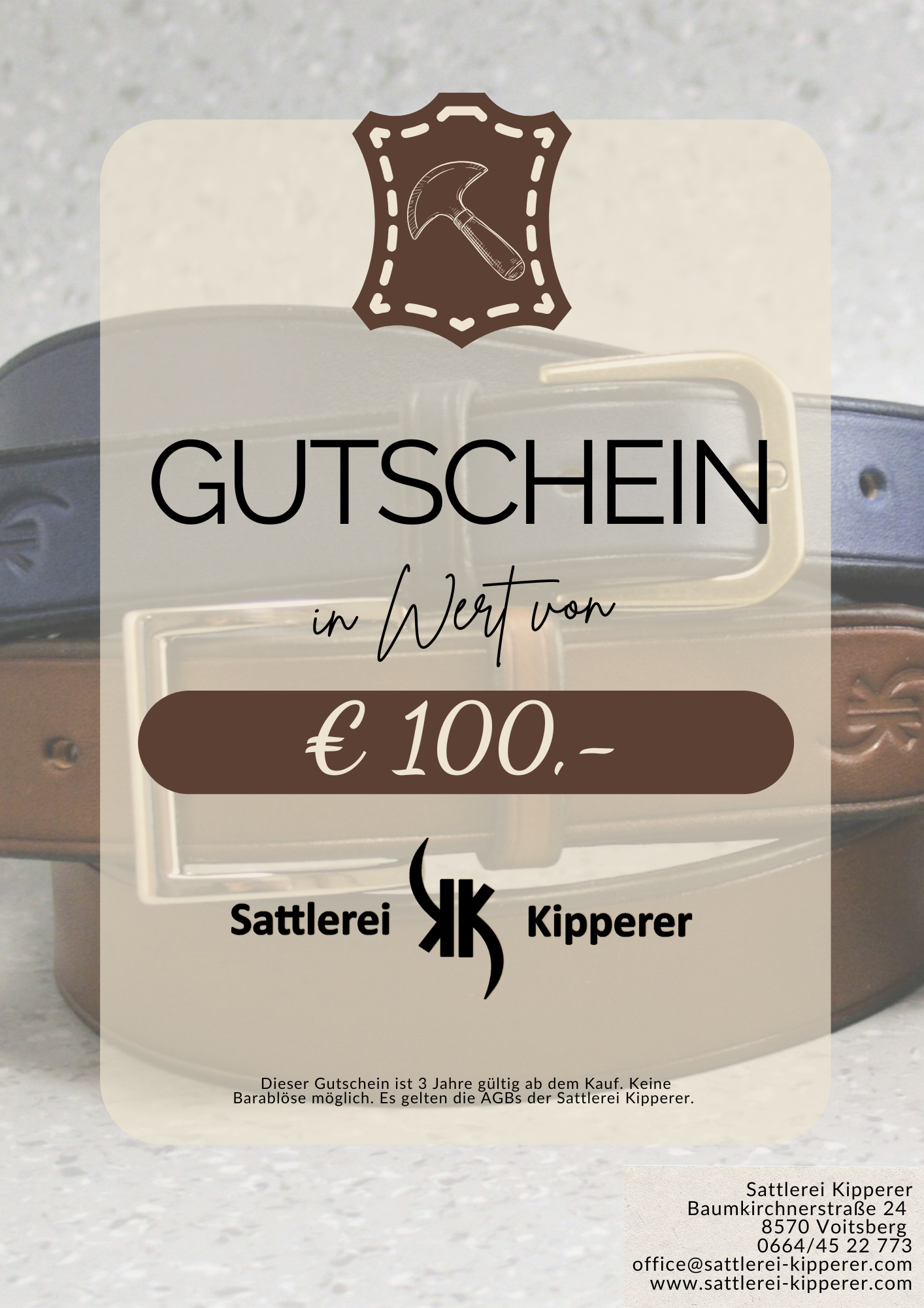 Geschenkgutschein € 100,-