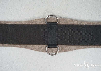 Sattelgurt, western aus Wollfilz, Black