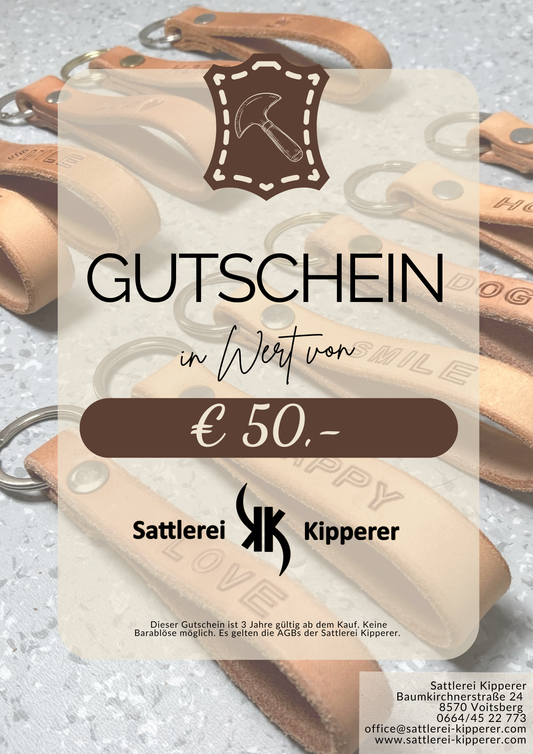 Geschenkgutschein € 50,-