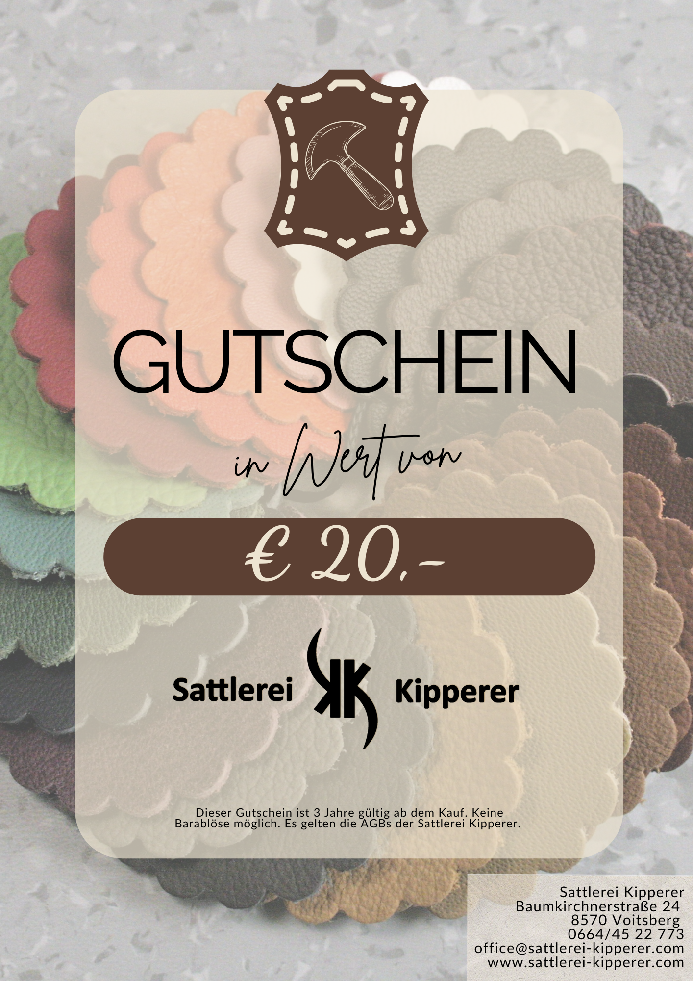 Geschenkgutschein € 20,-