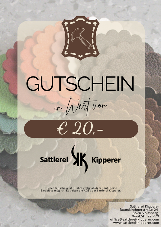 Geschenkgutschein € 20,-