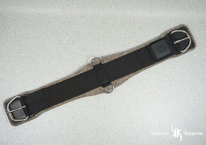 Sattelgurt, western aus Wollfilz, Black